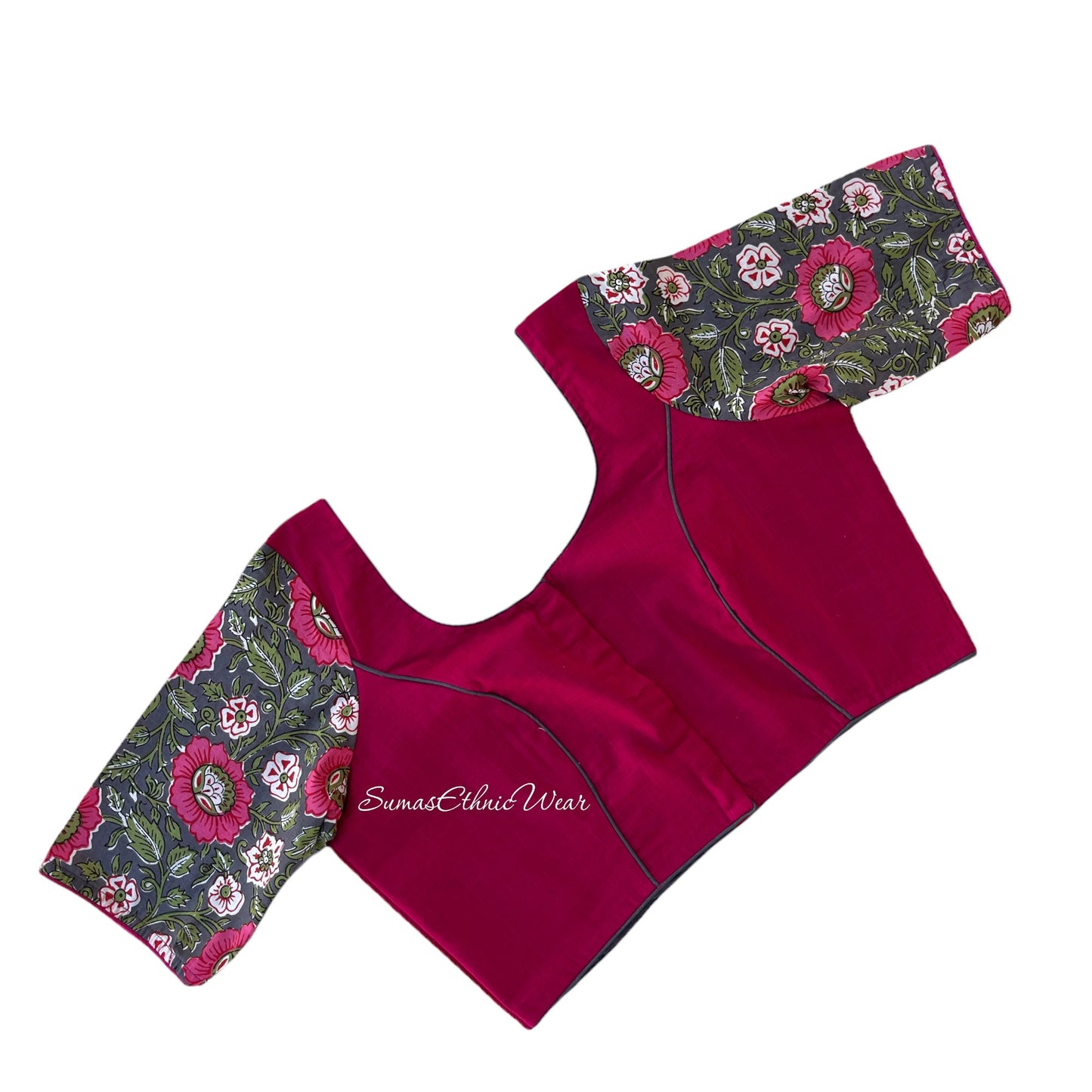 Cotton Pink Bandhani Saree | Blouse Size 36/42